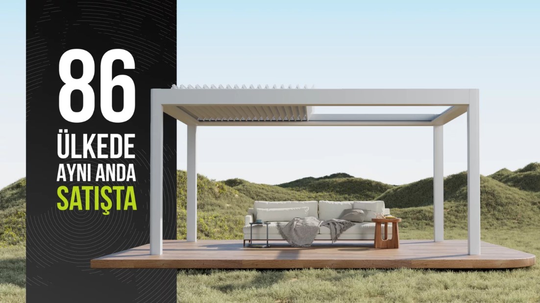 Albert Genau Estetiği Bioklimatik Pergole Sistem